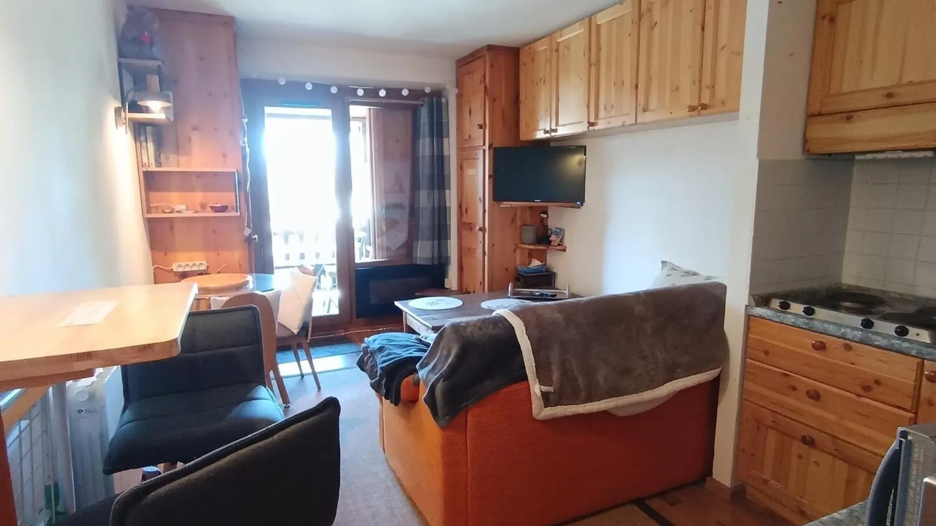 Apartment Studio Cosy Avec Terrasse, Jardin, Proche Pistes Et Commerces A Montgenevre - Fr-1-445-188